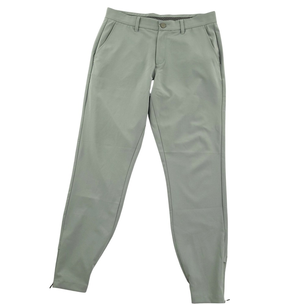 Primo Jogger Pants‎ Mens 32x31 Gray Stretch Zip Pocket Ankle Zip Golf Casual